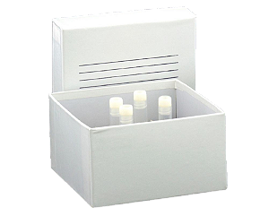 CAIXA FIBRA DE PAPELAO 81 FUROS PARA TUBOS DE 1,5 A 2,0ML