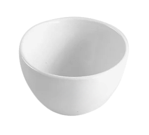 CADINHO DE FUSAO EM PORCELANA FORMA BAIXA 150ML 50X80X50MM