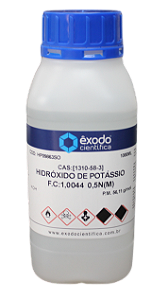HIDROXIDO DE POTASSIO SOLUCAO 0,5N(M) EM ALCOOL METILICO 1L *SSP*