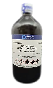 ACIDO CLORIDRICO SOLUCAO 6N (M) AQUOSA 1L *PF/SSP*