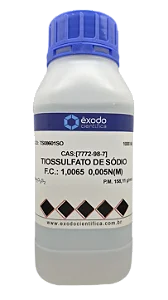 TIOSSULFATO DE SODIO SOLUCAO 0,005N(M) 1L