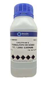 TIOSSULFATO DE SODIO SOLUCAO 0,005N(M) 1L