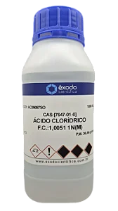 ACIDO CLORIDRICO SOLUCAO 1N (M) AQUOSA 1L *SSP*