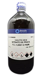 NITRATO DE PRATA SOLUCAO 0,1N (M) 1L