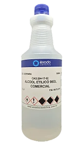 ALCOOL ETILICO 96% GL COMERCIAL 1L
