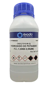 HIDROXIDO DE POTASSIO SOLUCAO 0,5N(M) EM ALCOOL ETILICO 1L