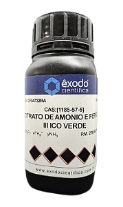 CITRATO DE AMONIO E FERRO III ICO VERDE 500G