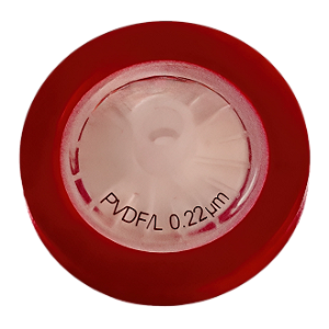 FILTRO SERINGA PVDF 13MM POROSIDADE 0,22UM NAO ESTERIL