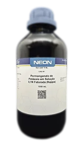 PERMANGANATO DE POTASSIO EM SOLUCAO 0,1N FATORADA (KAPPA) 1L *SSP*