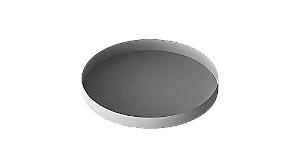 BANDEJA DE ACO GALVANIZADO REDONDA 80X8CM SEM ALCA