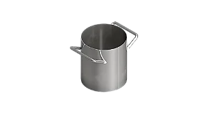 RECIPIENTE METALICO PARA DENSIDADE APARENTE 2L (2000CM³) "IN SITU"