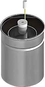 CALORIMETRO DE ALUMINIO DUPLO VASO 250ML COM RESISTOR