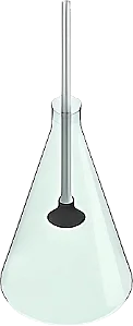 ARMADILHA DE WILDMANN 1L COM HASTE DE INOX E VENTOSA DE BORRACHA