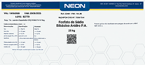 FOSFATO DE SODIO BIBASICO ANIDRO PA 25KG