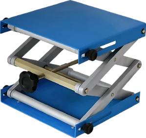 PLATAFORMA ELEVATORIA TIPO JACK COM BASE EM ALUMINIO (C)15(L)12(E)25CM