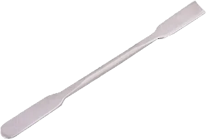 ESPATULA DUPLA EM ARAME DE ACO INOX COM DIAMETRO DE 5MM COMP. 120MM
