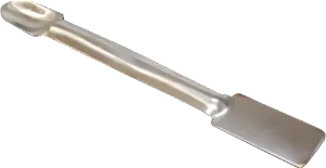 ESPATULA COM COLHER EM CHAPA DE ACO INOX COMP. 200MM