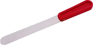 ESPATULA EM INOX COM CABO DE PLASTICO (PP) COMP. 100MMX22MM