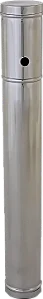 ESTOJO EM INOX PARA ESTERILIZACAO DE PIPETAS (D)50(A)250MM
