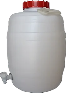 BARRIL DE PLASTICO EM PE GRADUADO 15L