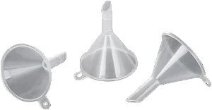 FUNIL ANALITICO DE PLASTICO (PP) 350ML 125MM