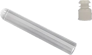 TUBO DE ENSAIO PLASTICO (PP) 12X75MM 5ML 100UN SEM TAMPA