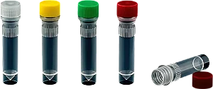 TUBO PARA CONGELAMENTO 2ML 12X48MM ROSCA EXTERNA SEM GRADUACAO COM TAMPA 1000UN 64L