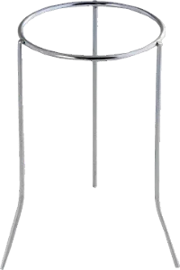 TRIPE DE ACO CARBONO ZINCADO (FERRO) COM ARO TREFILADO (D)18X(A)23CM