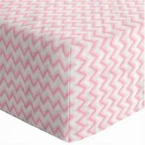 LENÇOL AVULSO COM ELASTICO CHEVRON ROSA TAMANHO  PADRAO AMERICANO