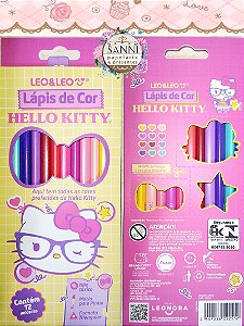 Lápis de cor Hello Kitty - As suas cores preferidas.