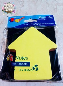 Post-it - marcador de página: Sticky notes - Seta e coração.
