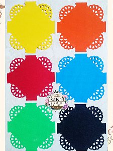 Special notes com recortes decorativos.