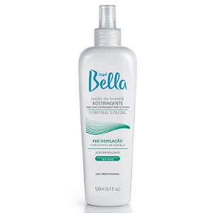 Loção Pré Depilatória Adstringente Depil Bella de Hortelã 500 ml