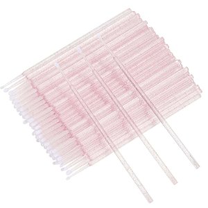 Microbrush Cotonetes com Glitter para Extensão de Cílios 100 un