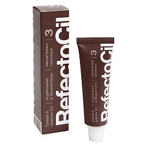 Tintura Refectocil para Cílios e Sobrancelhas Castanho Natural 3.0