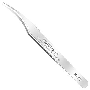 Pinça Nagaraku Extensão de Cílios N-02 Silver