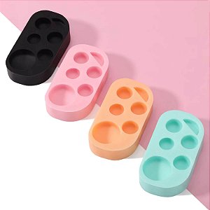 Paleta de Silicone para Lash Lifting Brow Lamination 6 Divisões