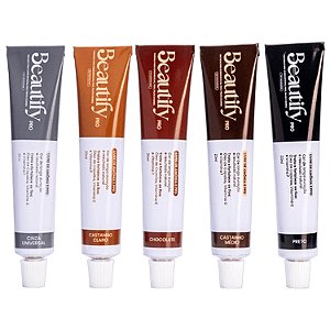 Tintura para Cílios Sobrancelha e Barba Beauty Pro Profissional 20g