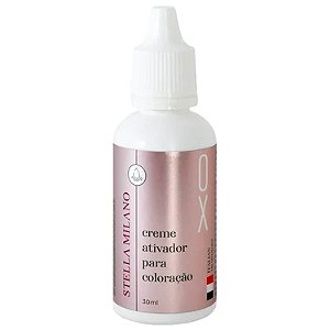 Creme Oxidante Ativador Stella Milano Coloração Gel para Sobrancelha 30ml