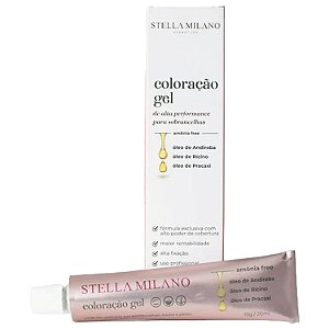 Tintura Coloração Gel para Sobrancelha Stella Milano de Alta Performance 20ml