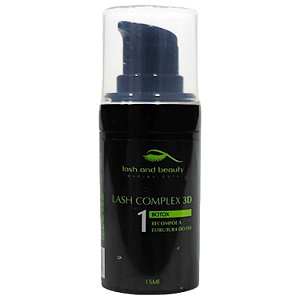 Complex 3D Botox Lash and Beauty Passo 1 Reconstrutor de Fios Naturais 15ml