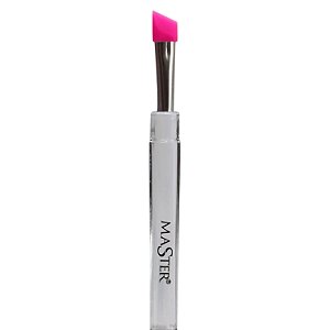 Pincel Chanfrado de Silicone Master para Acoplagem Lash Lifting Pink 1un