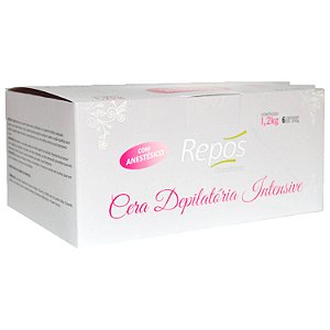 Cera Depilatória Quente Repos Intensive com Anestésico 1,2kg
