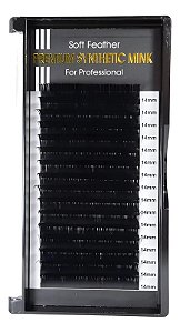Cílios Buzz Lashes Fio a Fio Clássico e Volume Mink Premium Soft Feather