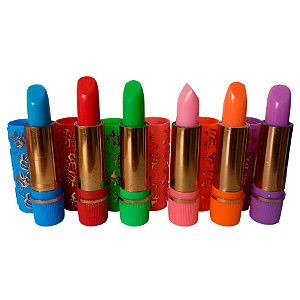 Batom Mágico Colors Bellafemme 24h Kit 6 Cores Coloridas 3,4g