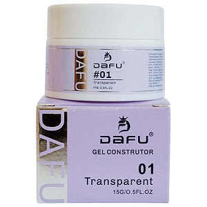 Gel Construtor Dafu para Alongamento de Unha Profissional Secagem Uv/Led 15g