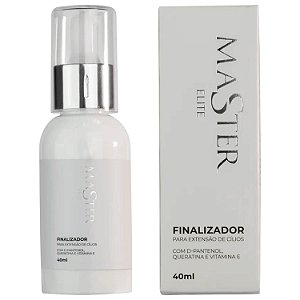 Finalizador Master Elite Acelarador Cura Adesivo Extensão de Cílios 40ml