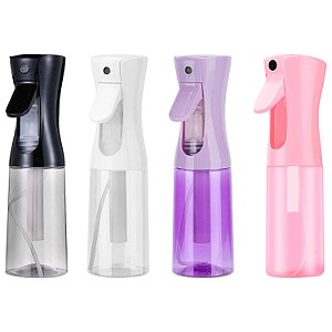 Borrifador Pulverizador Frasco Spray Translucido para Cabeleireiro Manicure 200ml