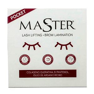 Kit Master Lash Lifting Brow Lamination Passo 1, 2 e 3 7g Pocket