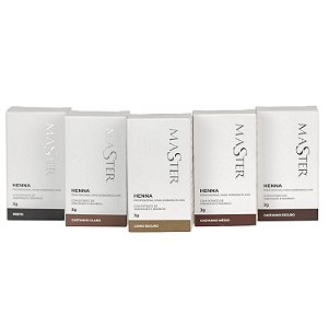 Henna Master Design Sobrancelhas Fixação Prolongada com Ativos Naturais 3g